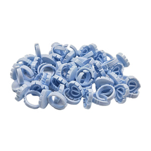 Multicolor Cute Packaging Heart Glue Ring 100pcs/pack.