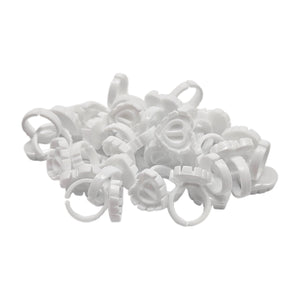 Multicolor Cute Packaging Heart Glue Ring 100pcs/pack.