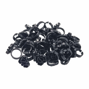 Multicolor Cute Packaging Heart Glue Ring 100pcs/pack.