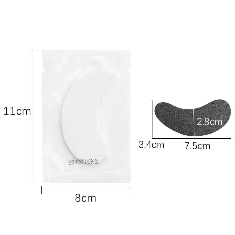 Transparent black eyepads