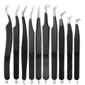 A Eyelash Extension Tweezer Black